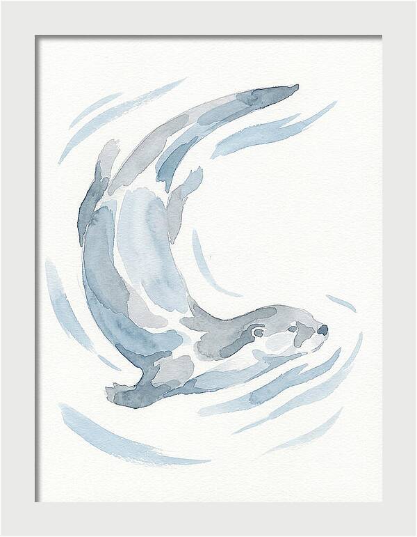Otter Swimming Gracefully