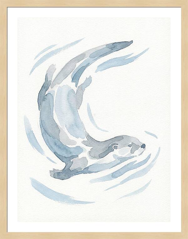 Otter Swimming Gracefully