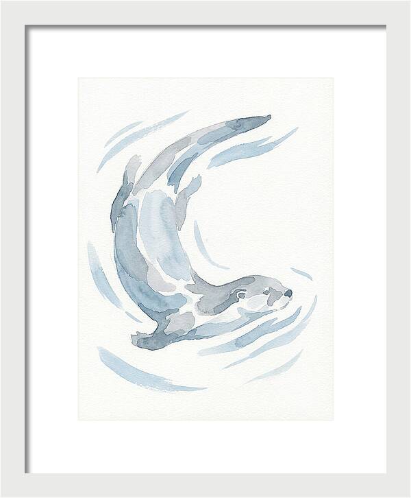Otter Swimming Gracefully