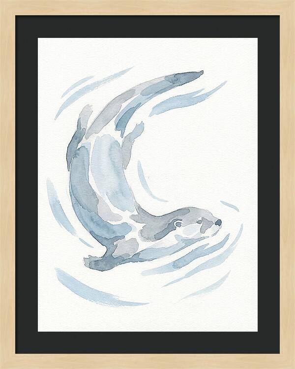 Otter Swimming Gracefully
