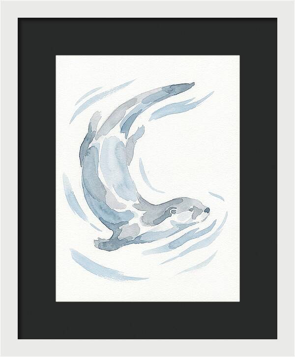 Otter Swimming Gracefully
