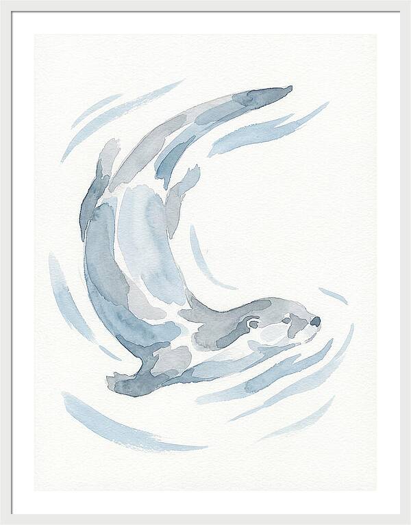 Otter Swimming Gracefully
