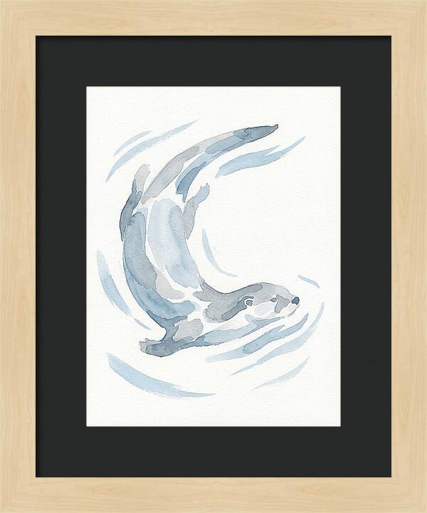 Otter Swimming Gracefully