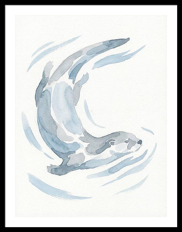 Otter Swimming Gracefully
