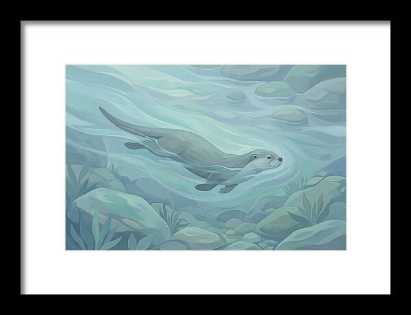 Otter Swimming Gracefully