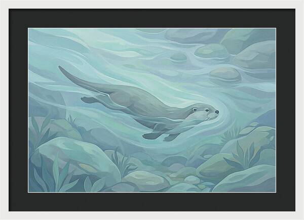 Otter Swimming Gracefully