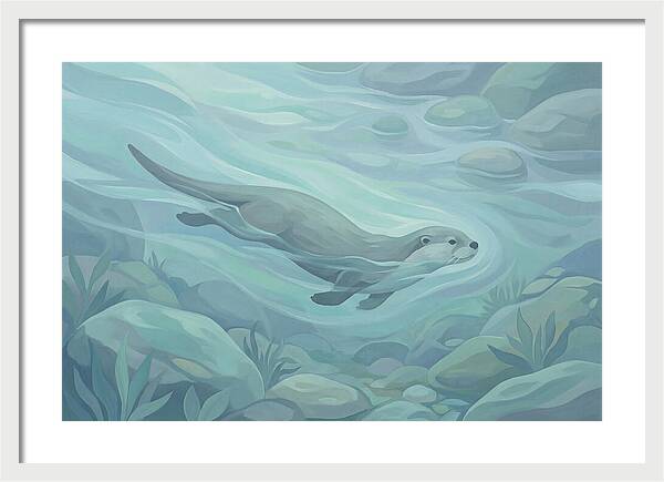 Otter Swimming Gracefully