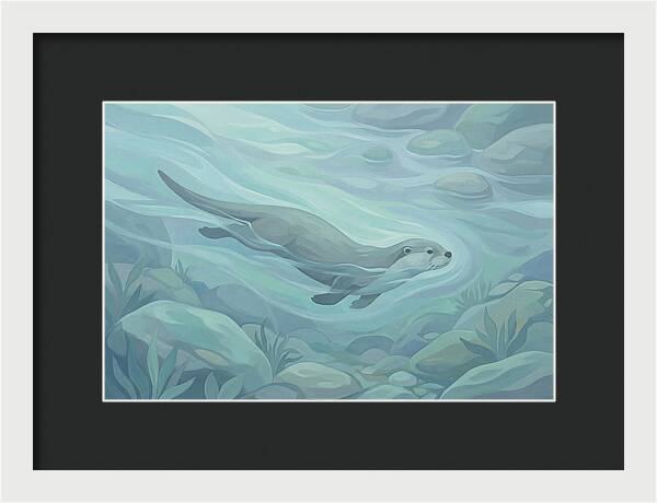 Otter Swimming Gracefully
