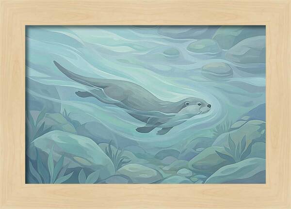 Otter Swimming Gracefully