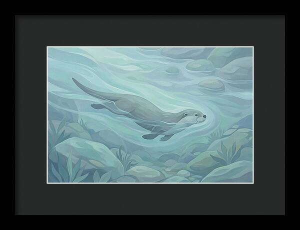 Otter Swimming Gracefully