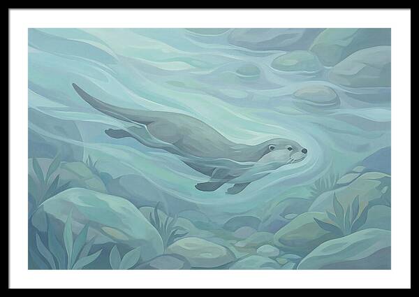 Otter Swimming Gracefully