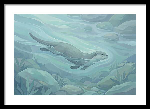 Otter Swimming Gracefully
