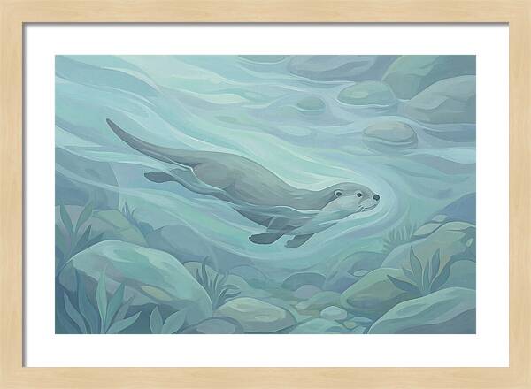 Otter Swimming Gracefully
