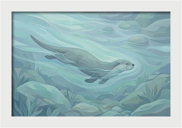 Otter Swimming Gracefully
