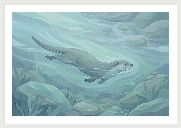 Otter Swimming Gracefully