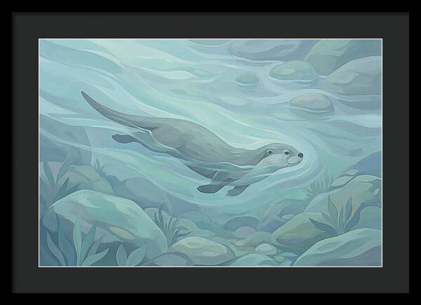 Otter Swimming Gracefully