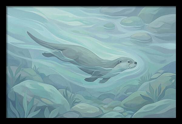 Otter Swimming Gracefully