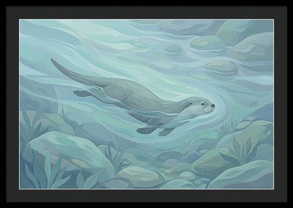 Otter Swimming Gracefully