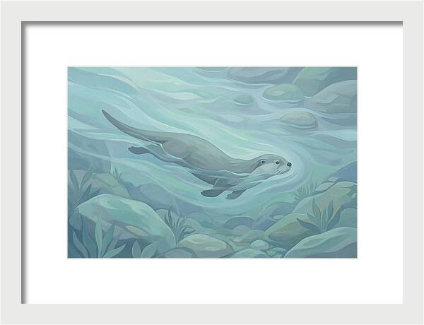 Otter Swimming Gracefully