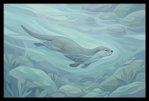 Otter Swimming Gracefully