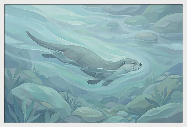 Otter Swimming Gracefully