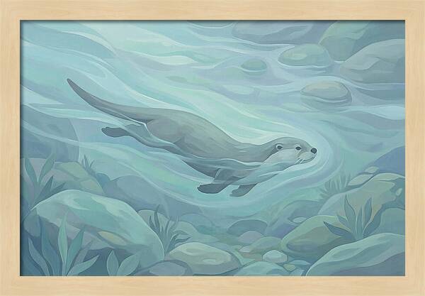 Otter Swimming Gracefully