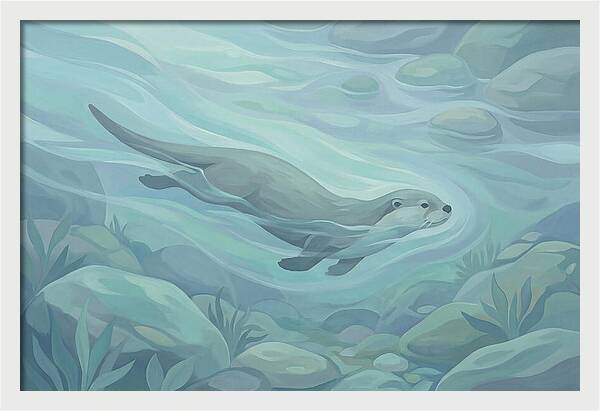 Otter Swimming Gracefully