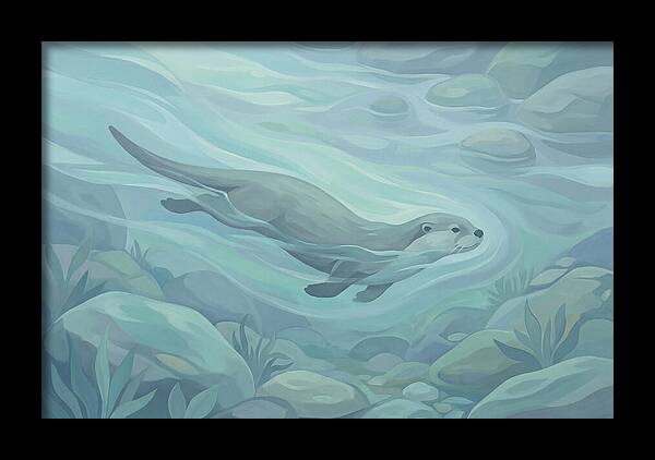 Otter Swimming Gracefully