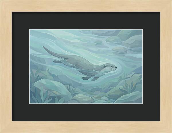 Otter Swimming Gracefully