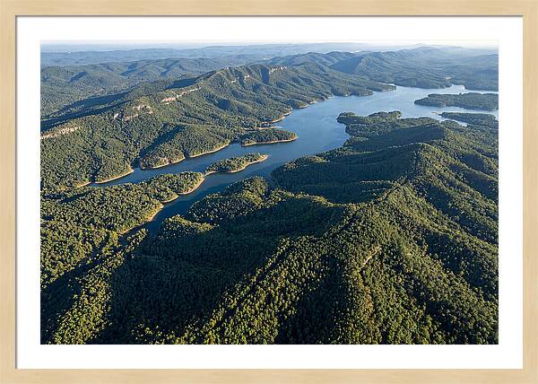 Ouachita Mountains From Above