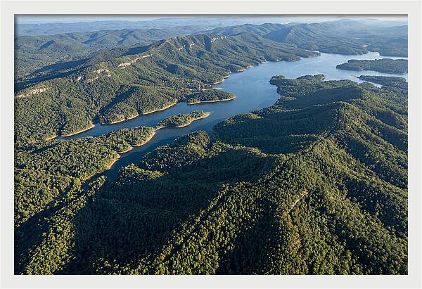 Ouachita Mountains From Above