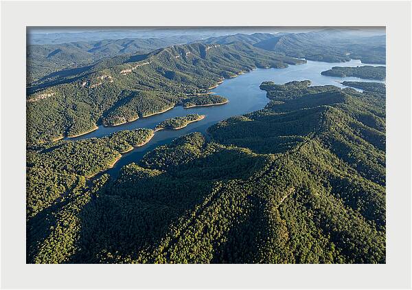 Ouachita Mountains From Above