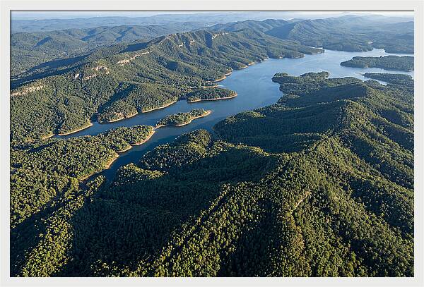 Ouachita Mountains From Above