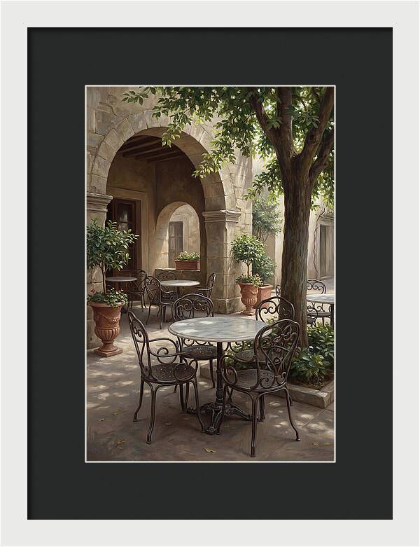 Outdoor Caf Serenity