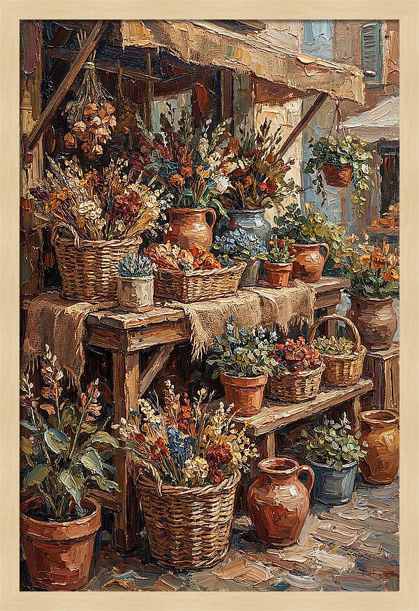 Outdoor Flower Market