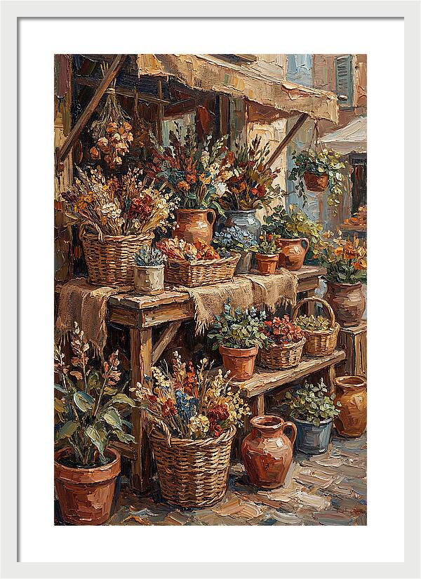 Outdoor Flower Market