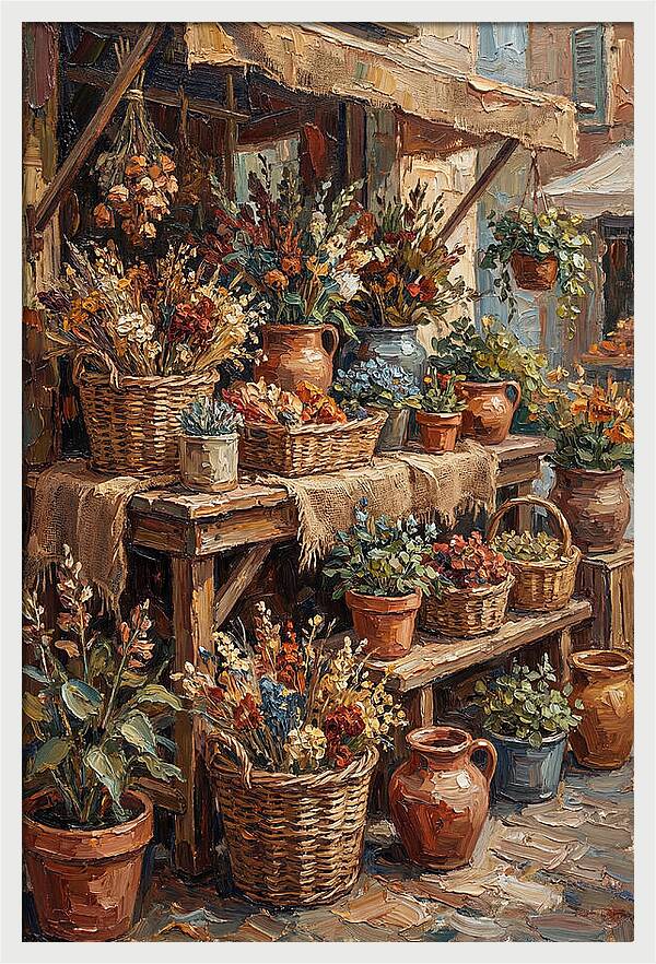 Outdoor Flower Market