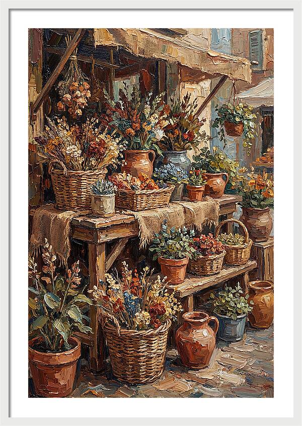 Outdoor Flower Market