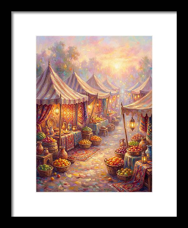 Outdoor Market Scene