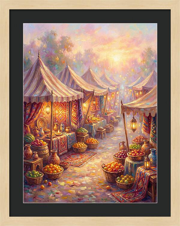 Outdoor Market Scene