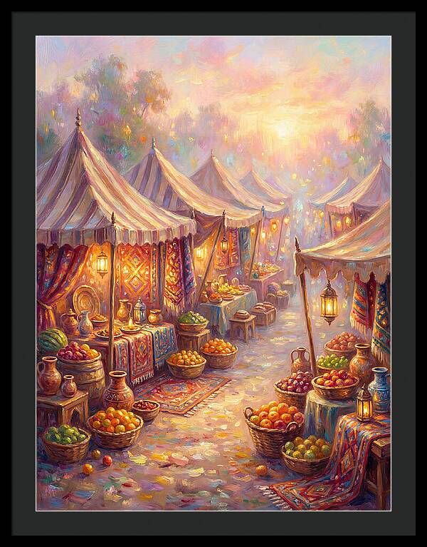 Outdoor Market Scene