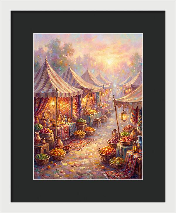 Outdoor Market Scene