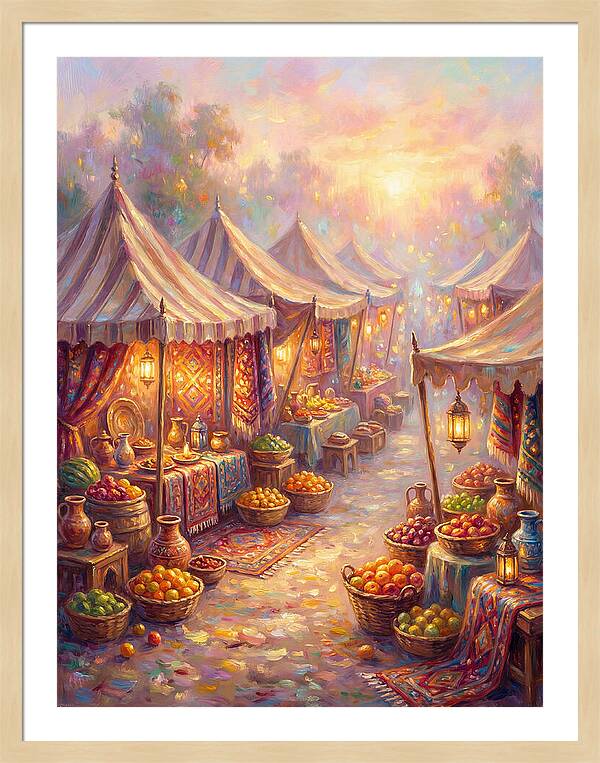 Outdoor Market Scene