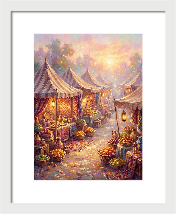 Outdoor Market Scene