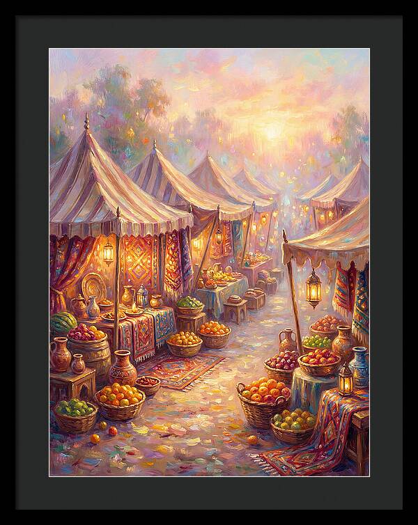 Outdoor Market Scene