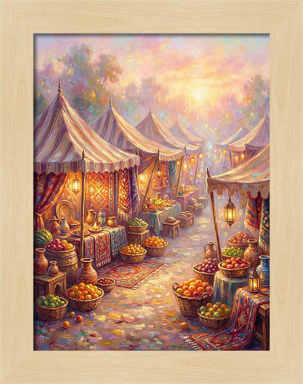 Outdoor Market Scene