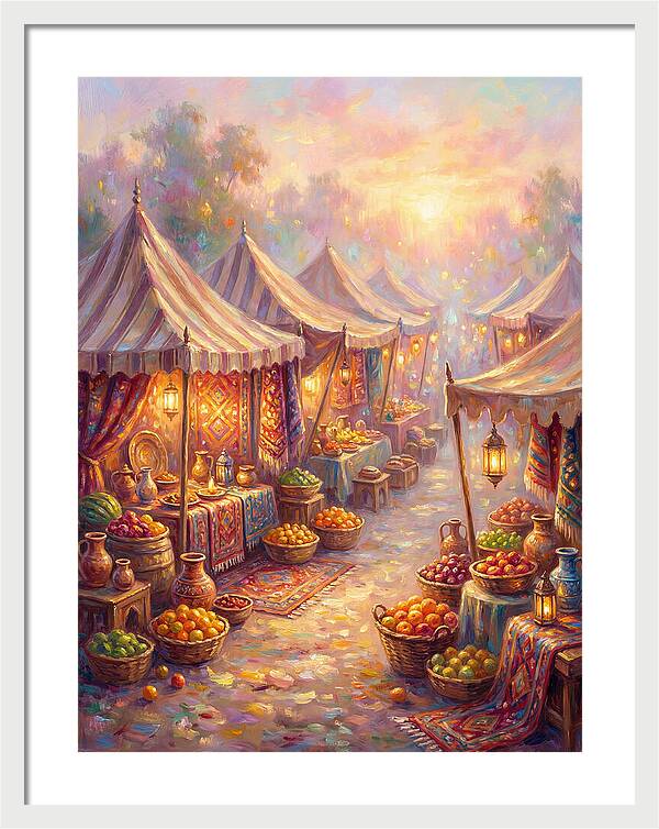 Outdoor Market Scene