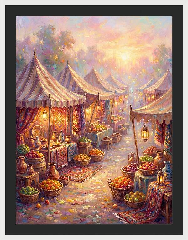 Outdoor Market Scene