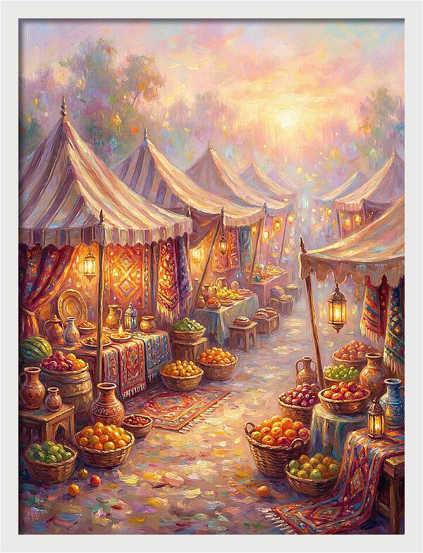 Outdoor Market Scene