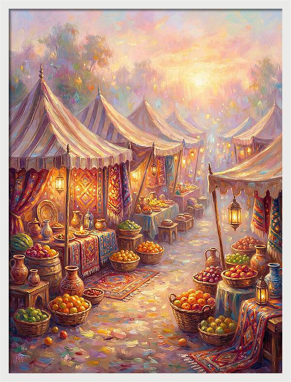 Outdoor Market Scene